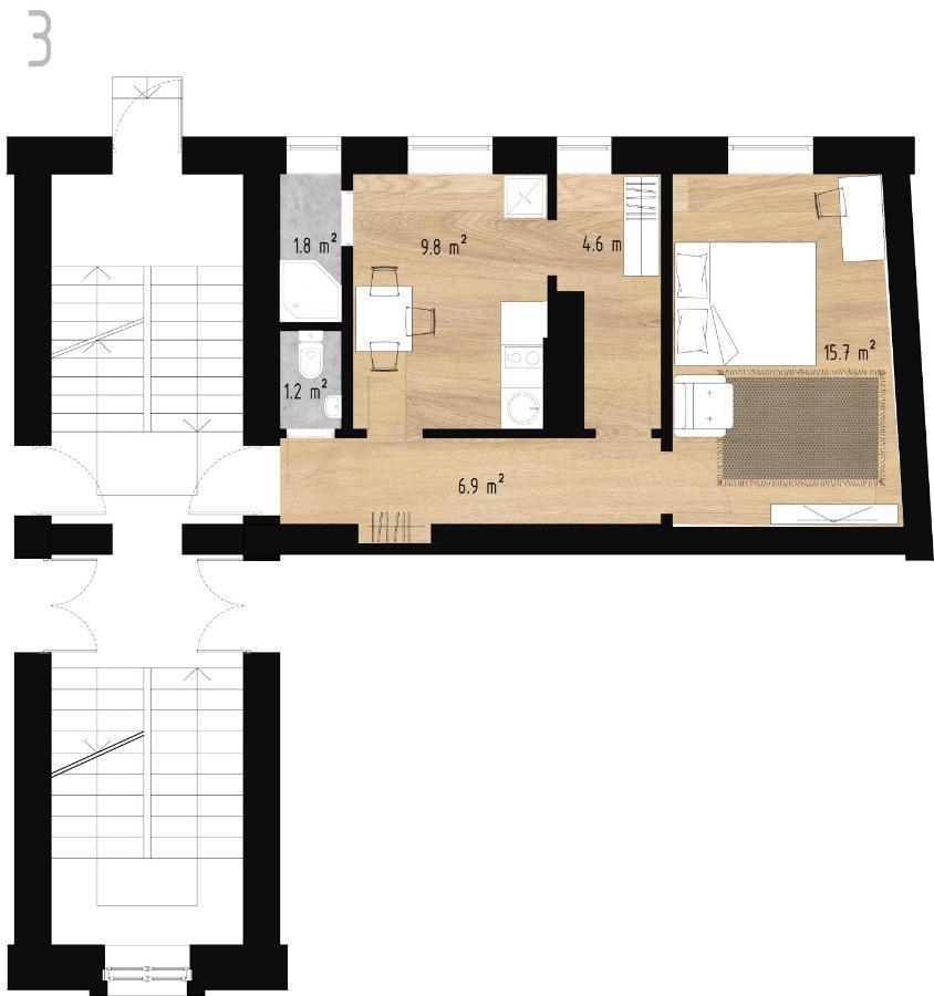 Stories Writer'S Ap 40Sqm Renovated Free Parking Apartment Rīga Exterior foto